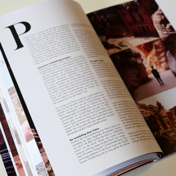 Jordanië reisgids magazine 2023 (luxe uitgave)