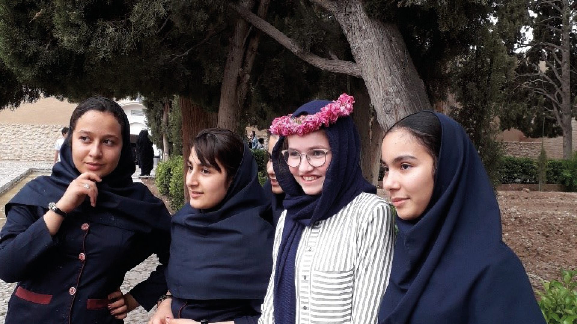 iran met kinderen