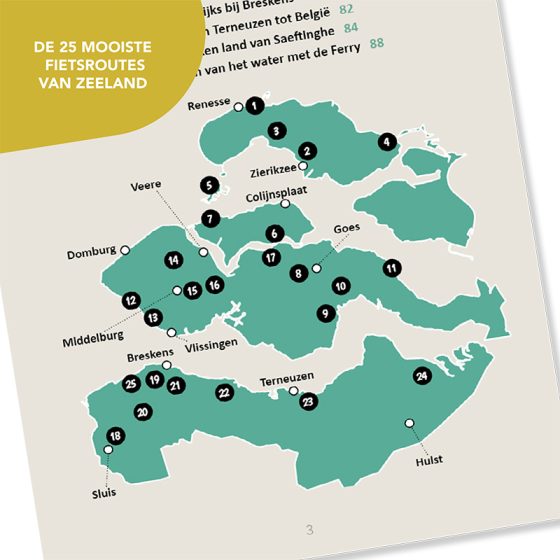 Fietsroutes Zeeland